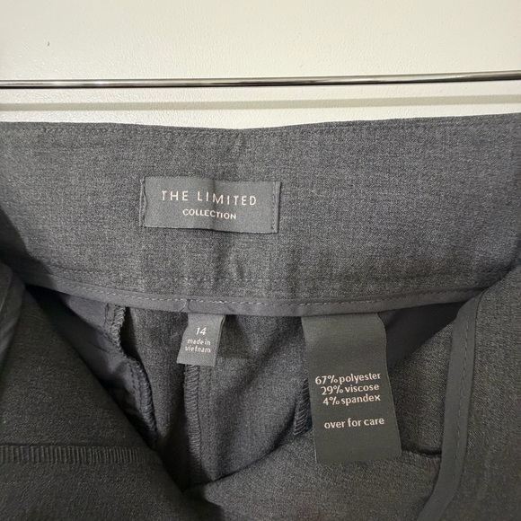 The Limited Gray Trouser Suit Pants Size 14 - Picture 6 of 8